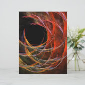 Breaking the Circle Abstract Art Letterhead (Standing Front)