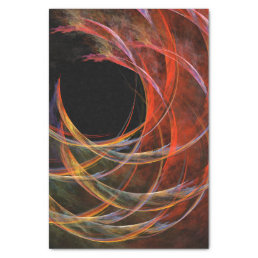 Breaking the Circle Abstract Art Tissue Paper