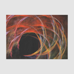 Breaking the Circle Abstract Art Tissue Paper