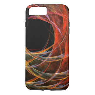 Breaking the Circle Vortex of Fire Abstract Art iPhone 8 Plus/7 Plus Case