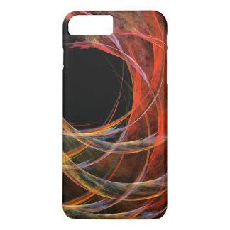 Breaking the Circle Vortex of Fire Abstract Art iPhone 8 Plus/7 Plus Case