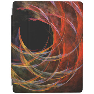 Breaking the Circle Vortex of Fire Abstract Art iPad Smart Cover