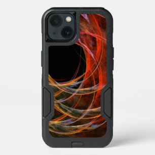 Breaking the Circle Vortex of Fire Abstract Art iPhone 13 Case