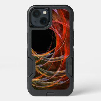 Breaking the Circle Vortex of Fire Abstract Art iPhone 13 Case