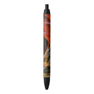 Breaking the Circle Vortex of Fire Abstract Art Pen