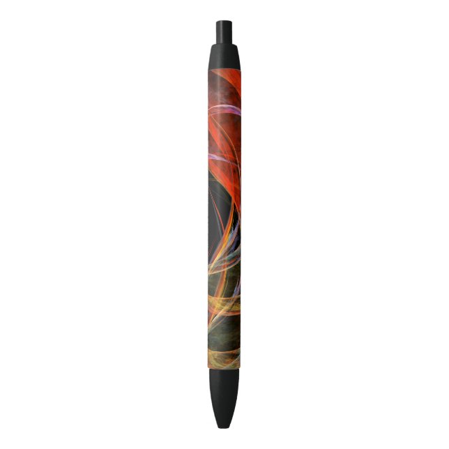 Breaking the Circle Vortex of Fire Abstract Art Pen (Front Vertical)