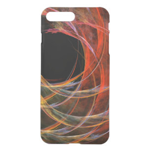 Breaking the Circle Vortex of Fire Abstract Art iPhone 8 Plus/7 Plus Case