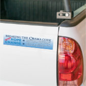 Breaking The Obama Code Bumper Sticker (On Truck)
