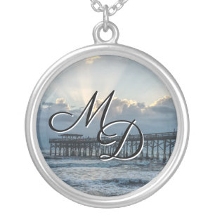 Breaking Through At Cocoa Large Silver Necklace