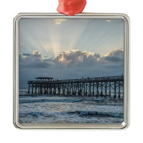Breaking Through At Cocoa Metal Ornament
