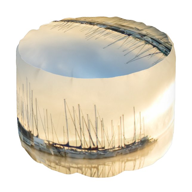 Breaking Through II Pouf (Angled Front)