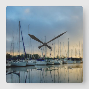 Breaking Through II Square Wall Clock