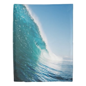 Breaking Wave (1 Side) Twin Duvet Cover by FantasyPillows at Zazzle