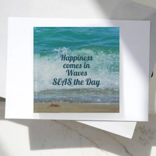 Breaking Wave SEAS the Day Paperweight
