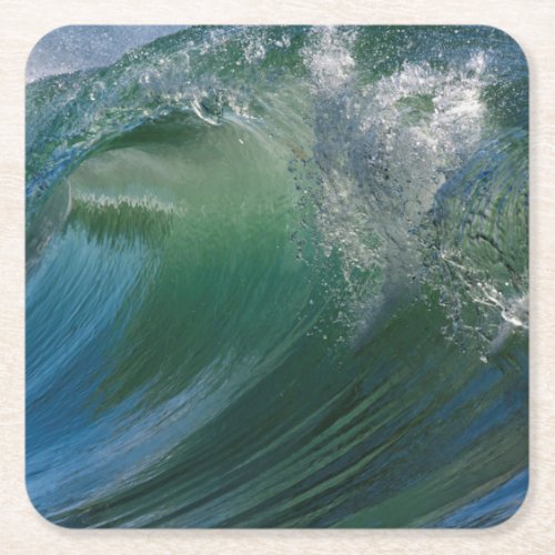 Breaking Wave Square Paper Coaster