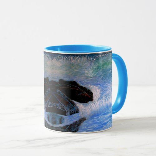 BREAKING WAVES ON THE SEA    MUG