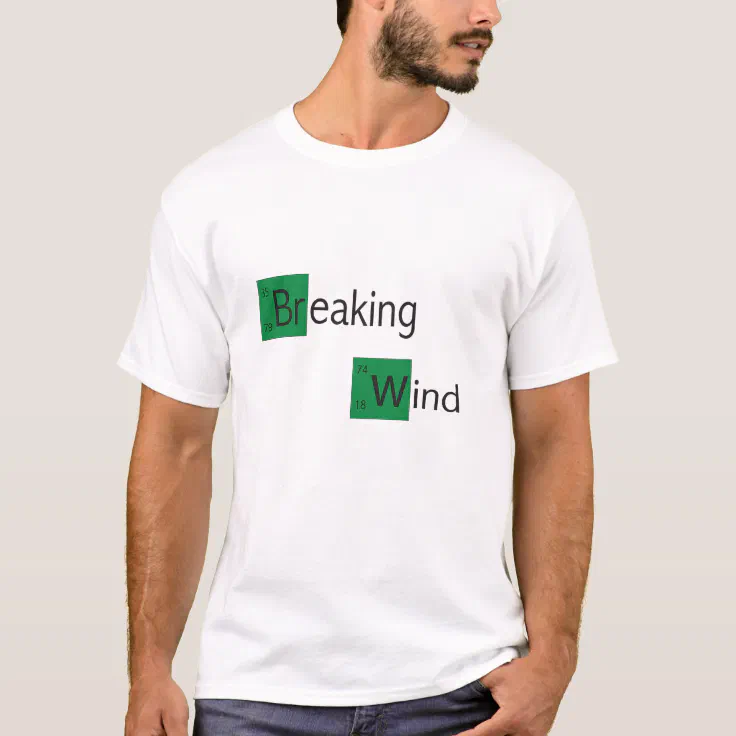 breaking wind periodic table t-shirt funny | Zazzle