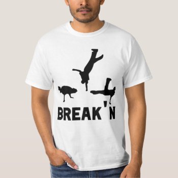 Break'n Breakdance Retro Shirt by Crosier at Zazzle