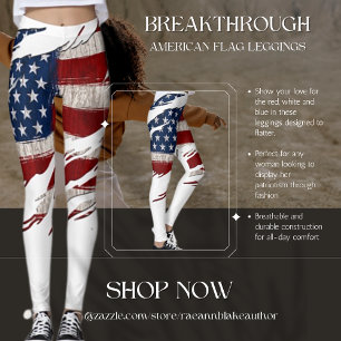 Breakthrough American Flag Leggings