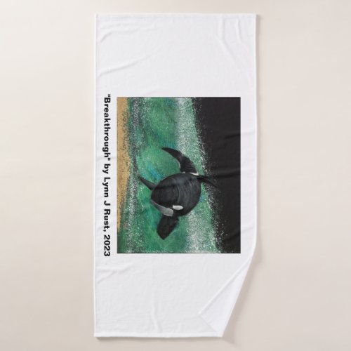 Breakthrough art bath towel