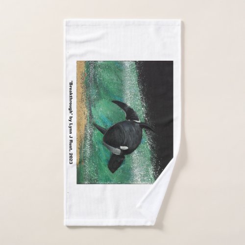 Breakthrough art hand towel