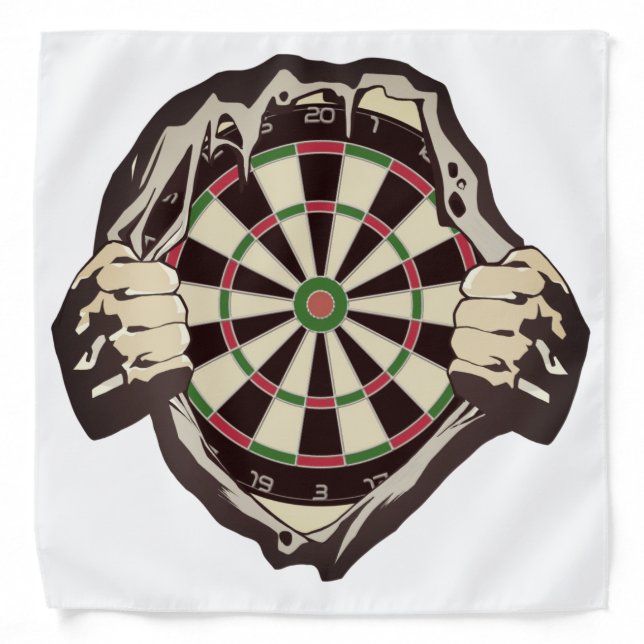 Breakthrough to the Bullseye – Ultimate Dartboard  Bandana (Front)