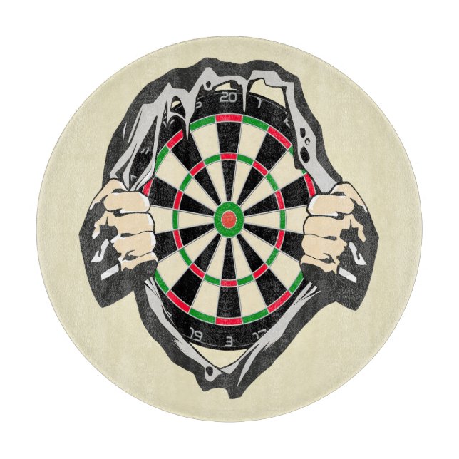 Breakthrough to the Bullseye – Ultimate Dartboard  Cutting Board (Front)