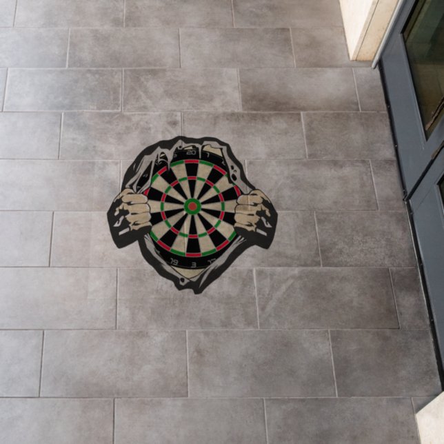 Breakthrough to the Bullseye – Ultimate Dartboard  Floor Decals (Restaurant)