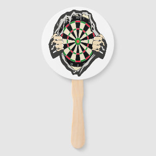 Breakthrough to the Bullseye – Ultimate Dartboard Hand Fan