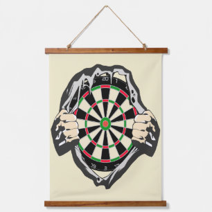 Breakthrough to the Bullseye – Ultimate Dartboard Hanging Tapestry