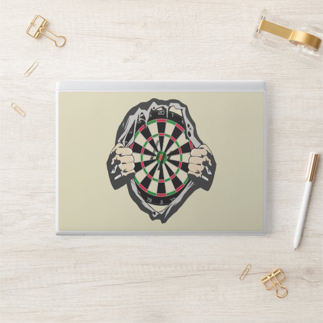 Breakthrough to the Bullseye – Ultimate Dartboard  HP Laptop Skin (Desk)