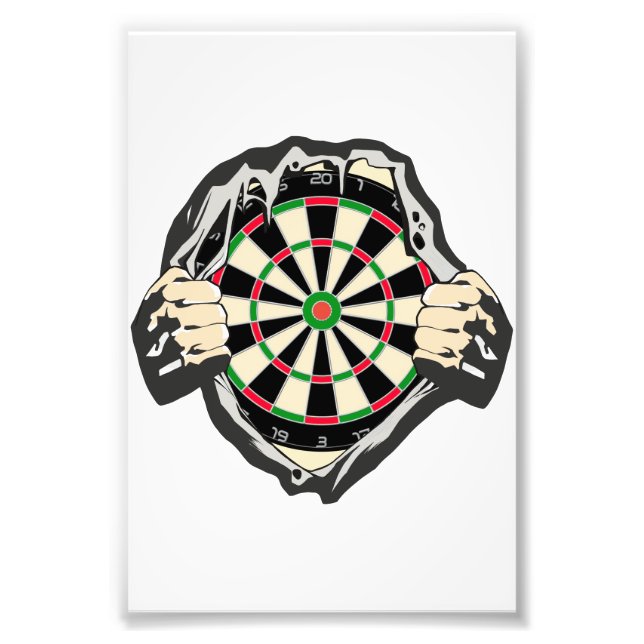 Breakthrough to the Bullseye – Ultimate Dartboard  Photo Print (Front)