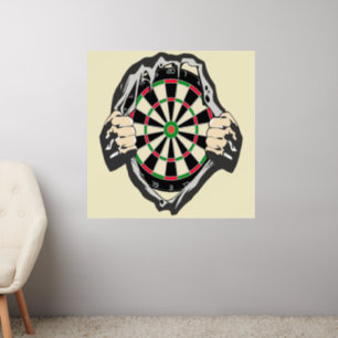 Breakthrough to the Bullseye – Ultimate Dartboard  Wall Decal