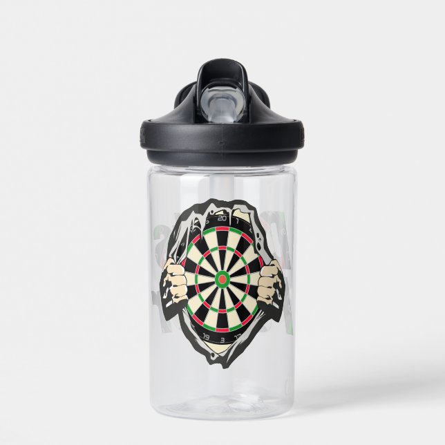 Breakthrough to the Bullseye – Ultimate Dartboard  Water Bottle (Front)