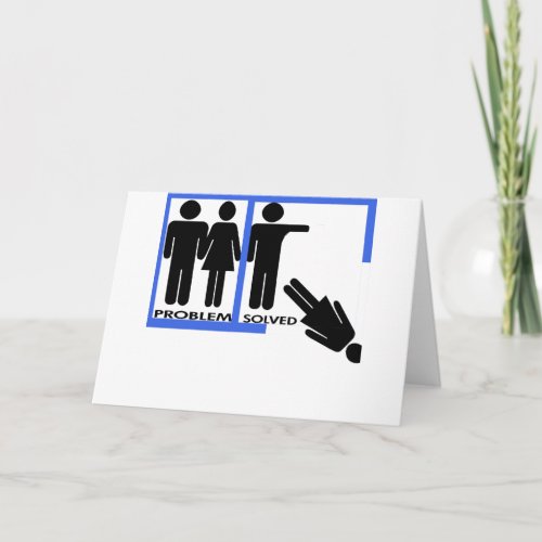 Breakup and Divorce Designs Holiday Card