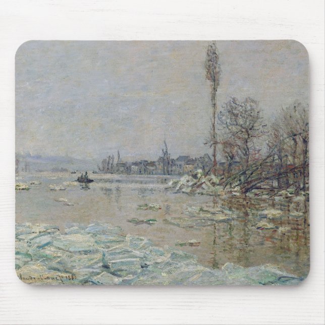 Breakup of Ice, 1880 Mouse Pad (Front)