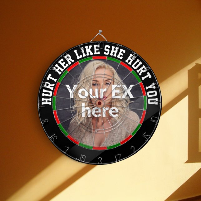 Breakup perfect gift for him to get over her dart board (Creator Uploaded)