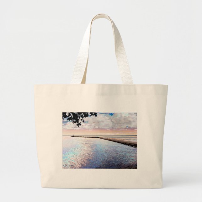 Breakwall Large Tote Bag (Front)