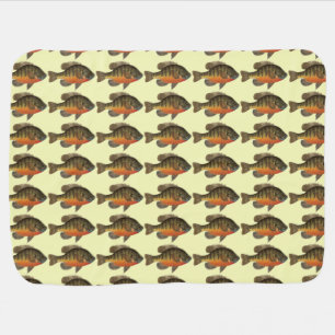 Bream, Bluegill Fishing Stroller Blanket