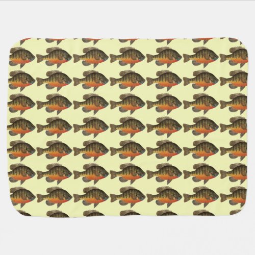 Bream Bluegill Fishing Stroller Blanket