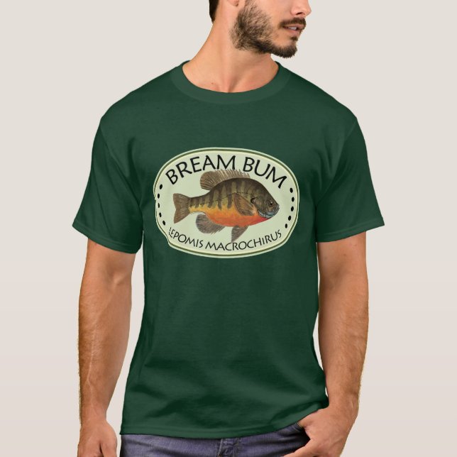 Bream Bum Fishing T-Shirt (Front)