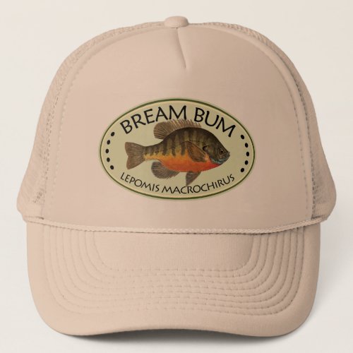 Bream Bum Fishing Trucker Hat