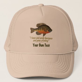 Bream Fisherman Trucker Hat by TroutWhiskers at Zazzle