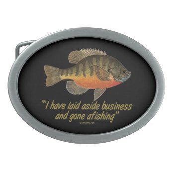 Bream Fishing Belt Buckle by TroutWhiskers at Zazzle