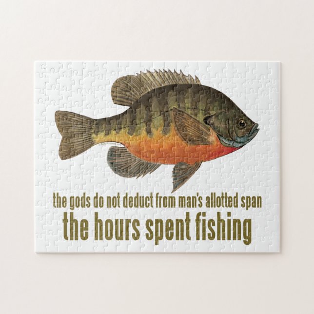 Bream Fishing Jigsaw Puzzle (Horizontal)