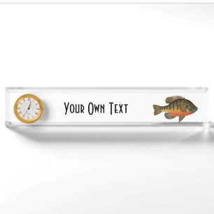 Bream Fishing Nameplate