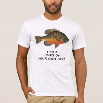 Bream Fishing T-shirt by TroutWhiskers at Zazzle