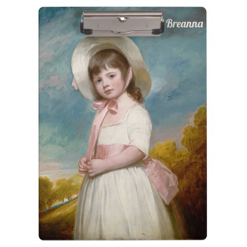 BREANNA  MISS JULIANA WILLOUGHBY George Romney  Clipboard