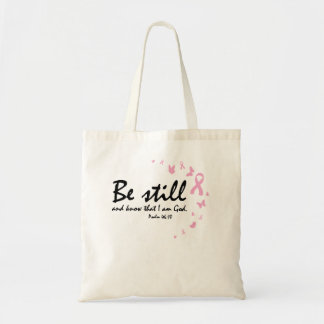 Breas Cancer Awareness Religious Chrisian Gifs Pin Tote Bag