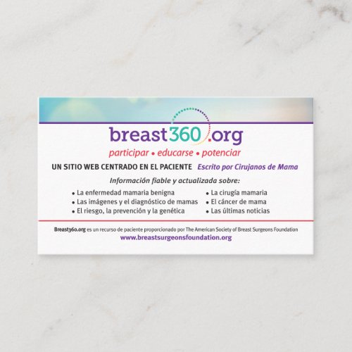 Breast360org patient education cards _ engsp